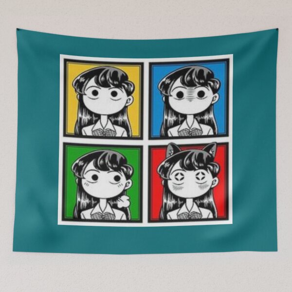 Item preview, Komi can't communicate Pop Art designed and sold by AbuVodena.