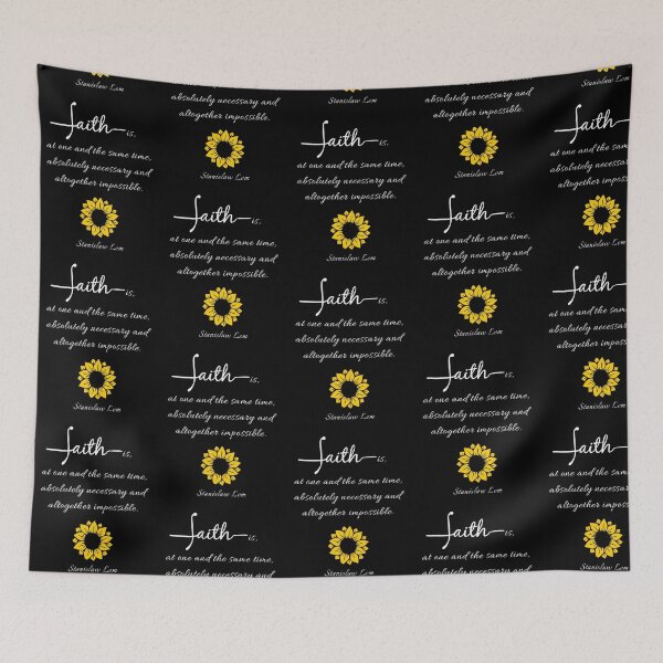 Item preview, Faith is, at one and the same time, absolutely necessary and altogether  impossible. Stanislaw Lem designed and sold by LifeWisdom.