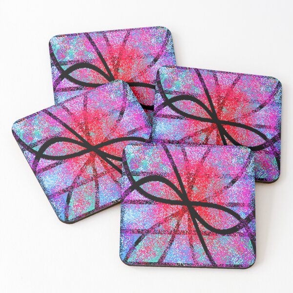 Item preview, Wacky Vibrant Abstract Design,4, Abstraction, bold colorful abstract playful design inspired by nature designed and sold by Adri Barnard.