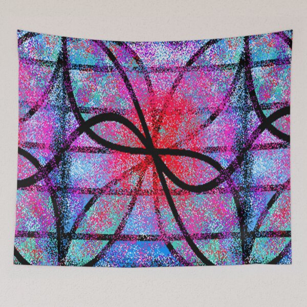 Item preview, Wacky Vibrant Abstract Design,4, Abstraction, bold colorful abstract playful design inspired by nature designed and sold by Adri Barnard.