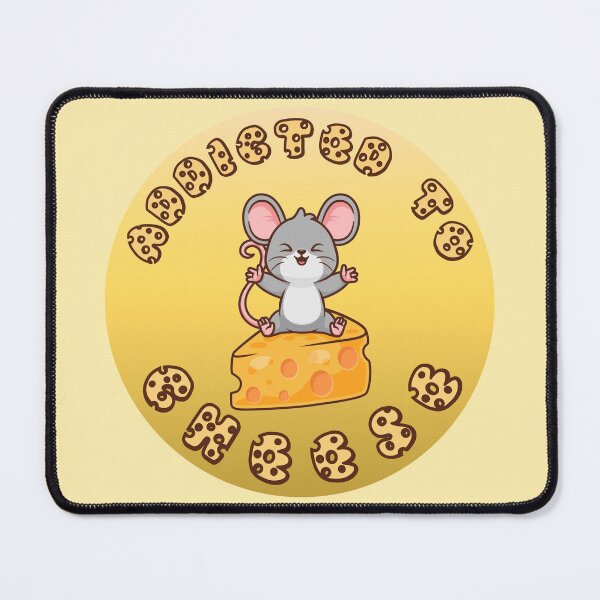 Item preview, Addicted To Cheese Mouse designed and sold by everything4eva.