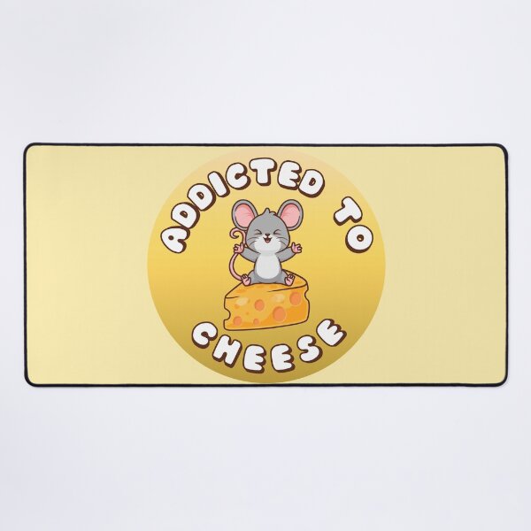 Item preview, Addicted To Cheese Mouse designed and sold by everything4eva.