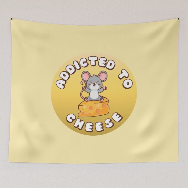 Item preview, Addicted To Cheese Mouse designed and sold by everything4eva.
