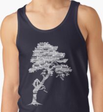 Der Bodhi-Baum der Erkenntnis (weiße Version) Tank Top
