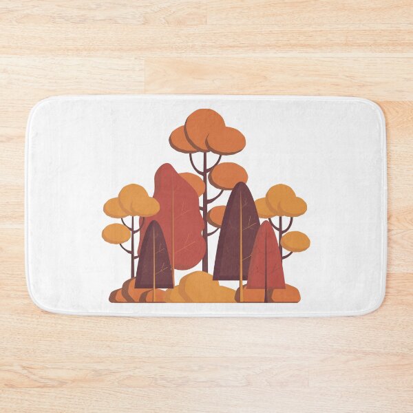 Item preview, Colorful autumn forest in paper cut style designed and sold by Art-of-Rory.