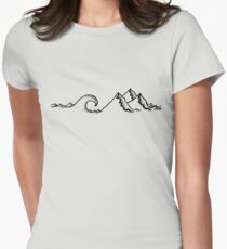 Mountain Wave Women's Fitted T-Shirt