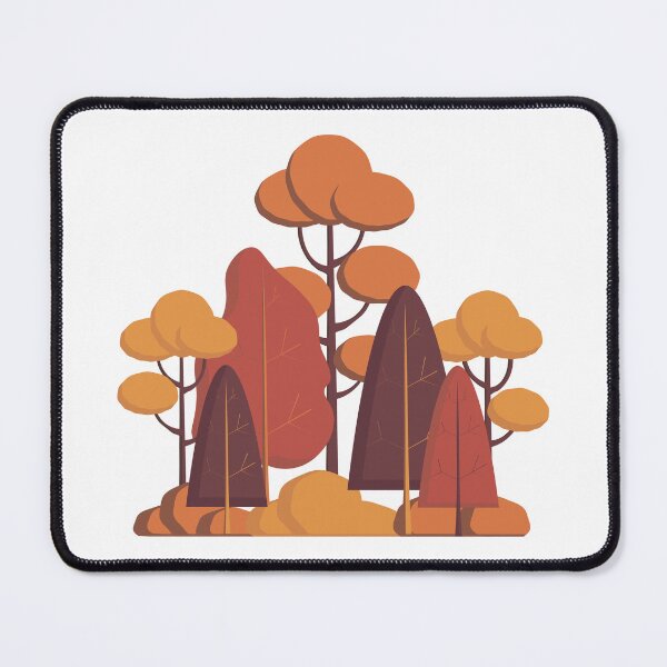 Item preview, Colorful autumn forest in paper cut style designed and sold by Art-of-Rory.