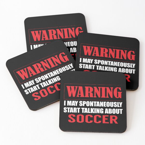 Item preview, Warning I may Spontaneously Talk about Soccer designed and sold by TendyTees.