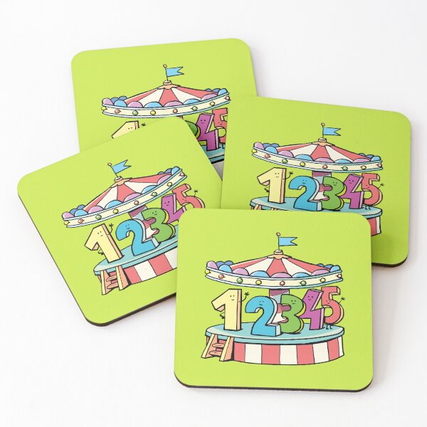 Item preview, math carousel with numbers from 1 to 5 designed and sold by duxpavlic.