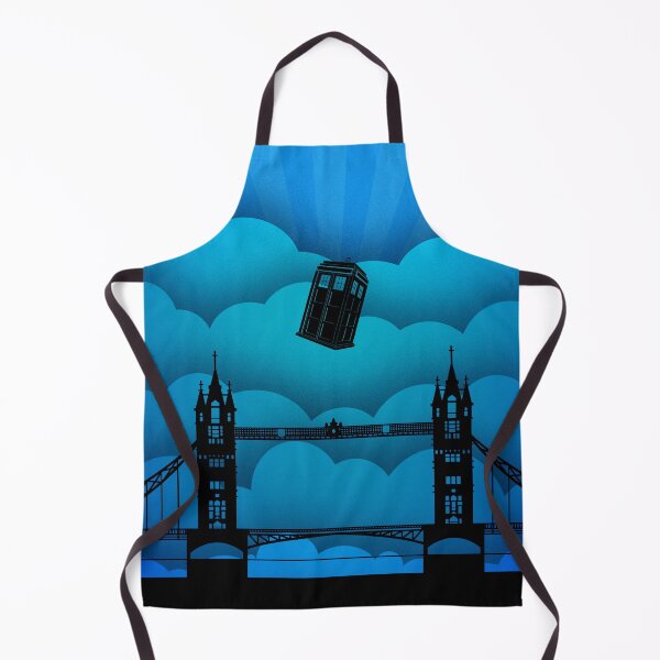 Item preview, Blue Phonebox Fly Over The Bridge designed and sold by Rayleigh.