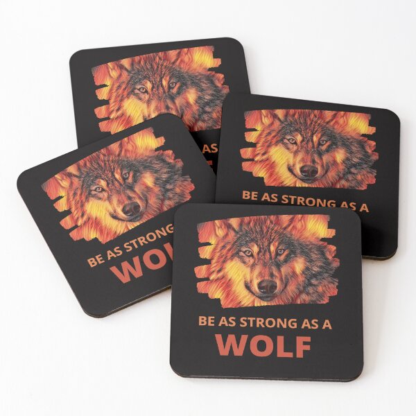 Item preview, Be As Strong As A Wolf Find Strength In Yourself designed and sold by McThingummy.