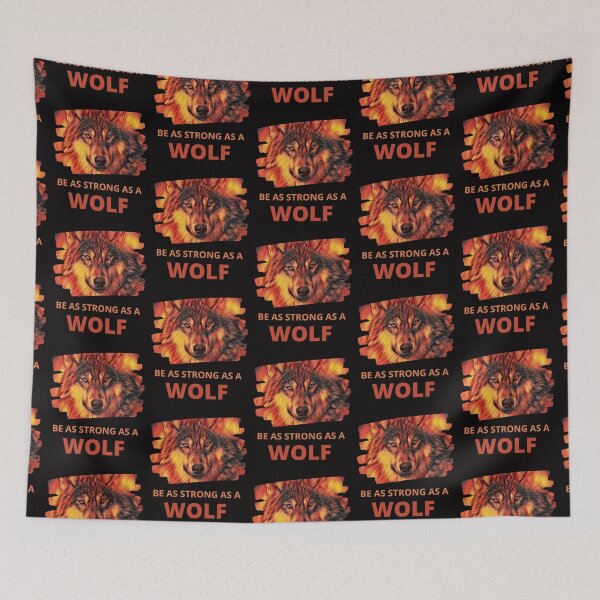 Item preview, Be As Strong As A Wolf Find Strength In Yourself designed and sold by McThingummy.