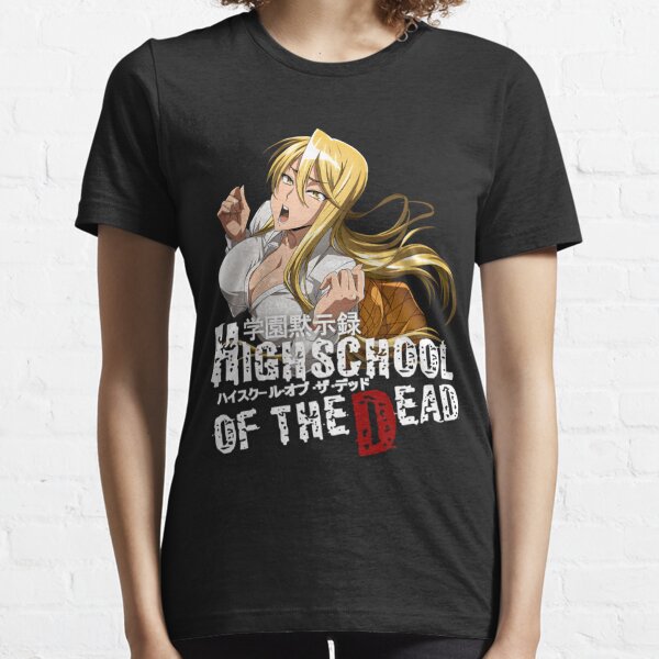 Camiseta Highschool of the Dead HOTD Anime Blusa Mangá