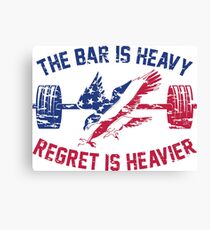 Lienzo El Bar Is Heavy Regret es más pesado - RWB