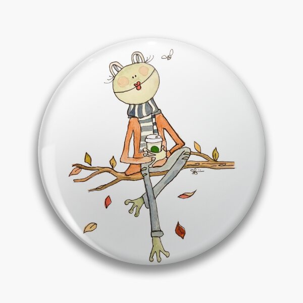 Item preview, Autumn Gertie the Frog designed and sold by joyful-musings.