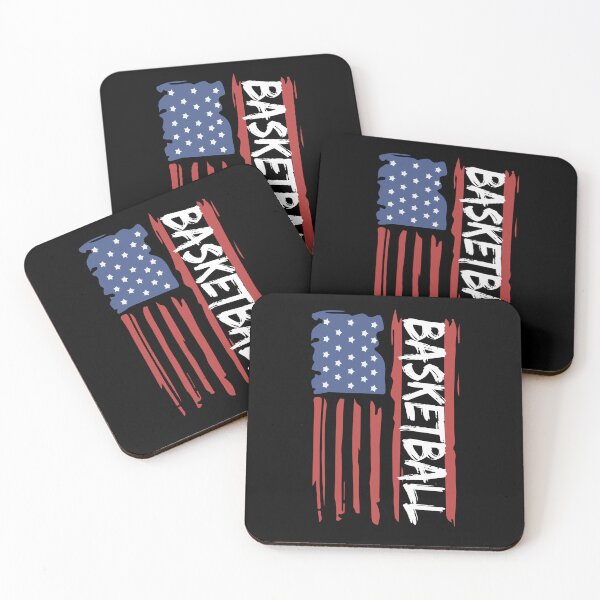 Artikelvorschau, Basketball-amerikanische Flagge entworfen und verkauft von TendyTees.