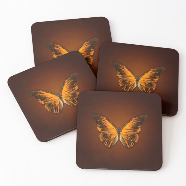 Item preview, Metallic orange butterfly designed and sold by AcaliSeisme.