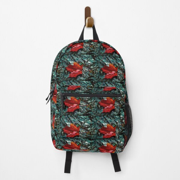 Item preview, Red Maple Leaf Turquoise Waters designed and sold by Annariaart.