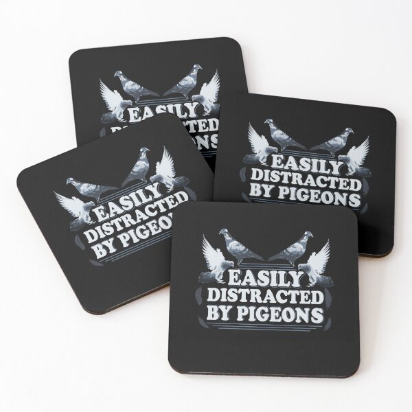 Item preview, Easily Distracted By Pigeons Homing Pigeons designed and sold by DSWShirts.