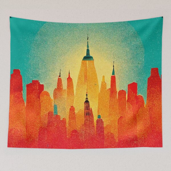 Item preview, Imaginary Metropolis designed and sold by KatyClemmans.