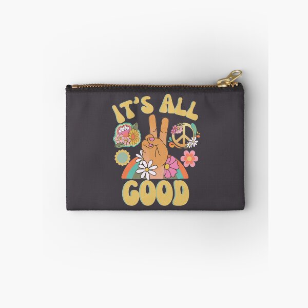 Item preview, It's All Good Inspirational Retro Rainbow Peace Sign designed and sold by SunfullyYours.