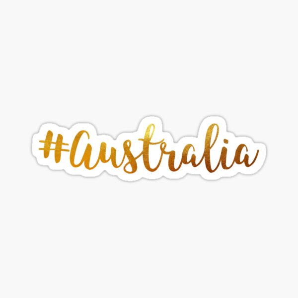 Hi Australia Sticker