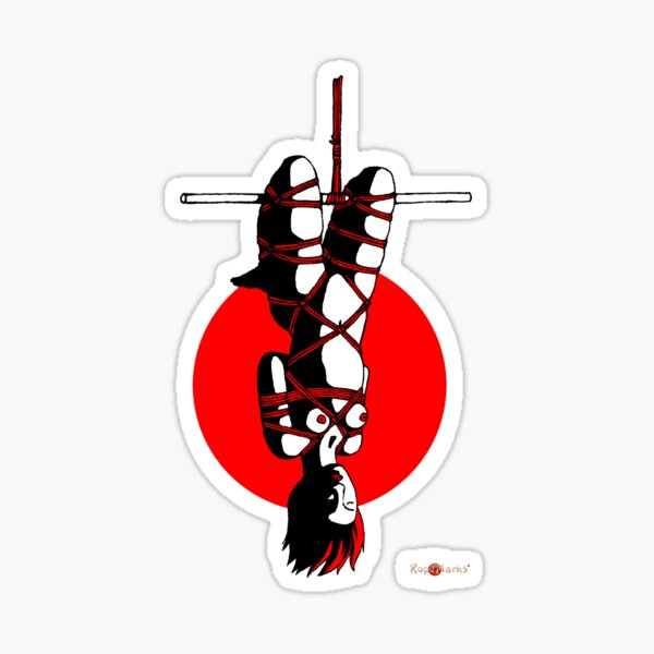 The true beauty of kinbaku by Sarissa Mira Sticker