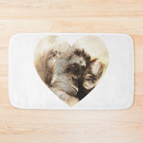 Item preview, ORANGUTAN MOTHER WITH BABY designed and sold by KatisDesign.