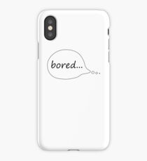 bored iPhone Case