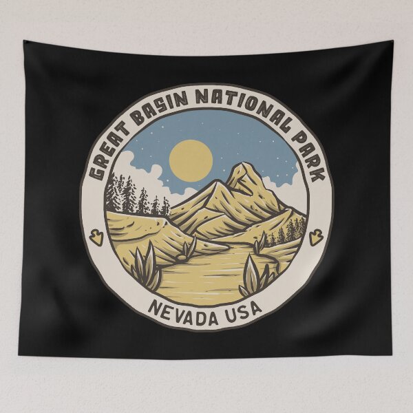 Item preview, Great Basin National Park Vintage Mountain Path designed and sold by JordanHolmes.