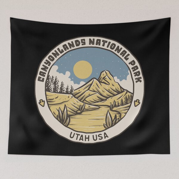 Item preview, Canyonlands National Park Vintage Mountain Path designed and sold by JordanHolmes.