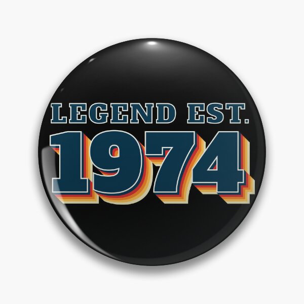 Item preview, Legend Established 1974 - Vintage Retro Birthday Design designed and sold by RaybenMedia.