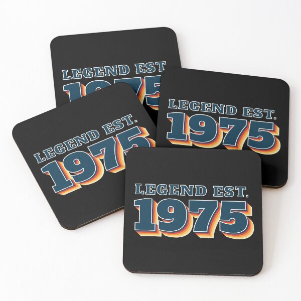 Artikelvorschau, Legende gegründet 1975 - Vintage Retro Geburtstagsdesign entworfen und verkauft von RaybenMedia.