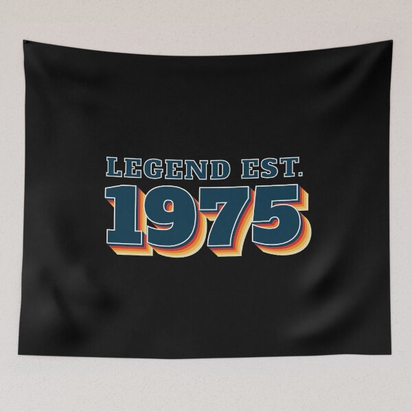 Artikelvorschau, Legende gegründet 1975 - Vintage Retro Geburtstagsdesign entworfen und verkauft von RaybenMedia.