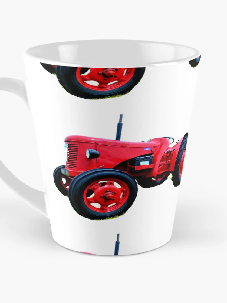 Thumbnail 3 of 4, Coffee Mug, Red Tractor Sticker designed and sold by Richenda.