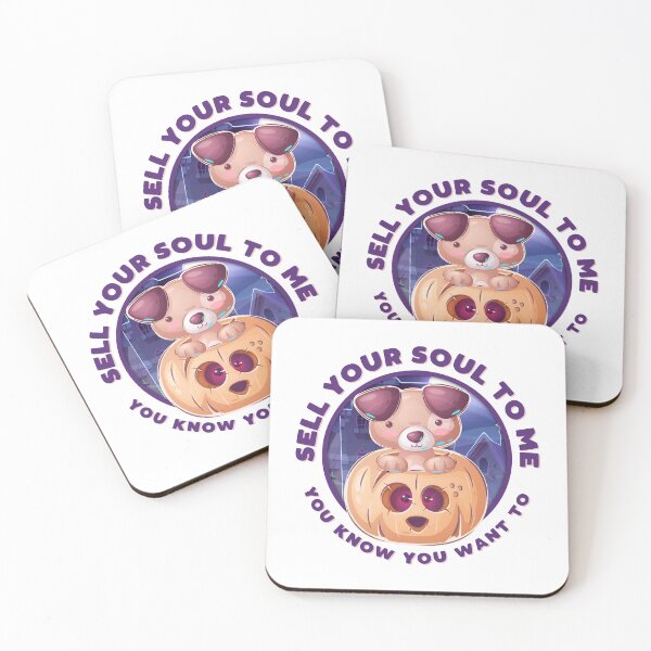 Item preview, Sell Your Soul To Me Cute Dog Design for Halloween or Everyday Wear designed and sold by More-dan-Prints.
