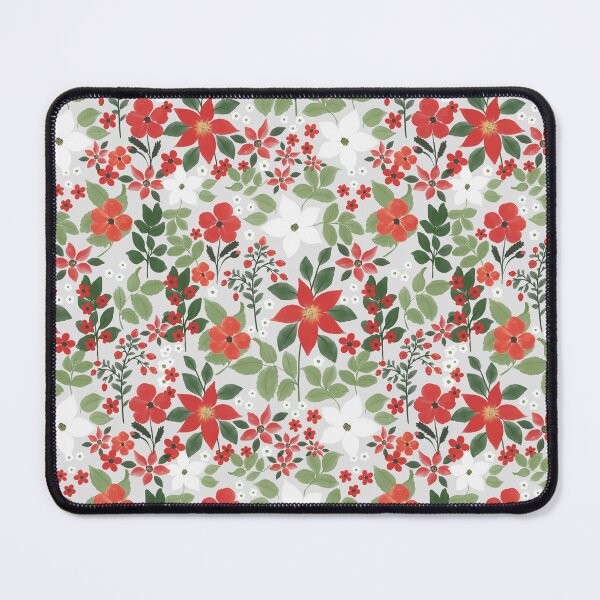 Item preview, Elegant Winter Red White Floral Painting designed and sold by NdesignTrend.