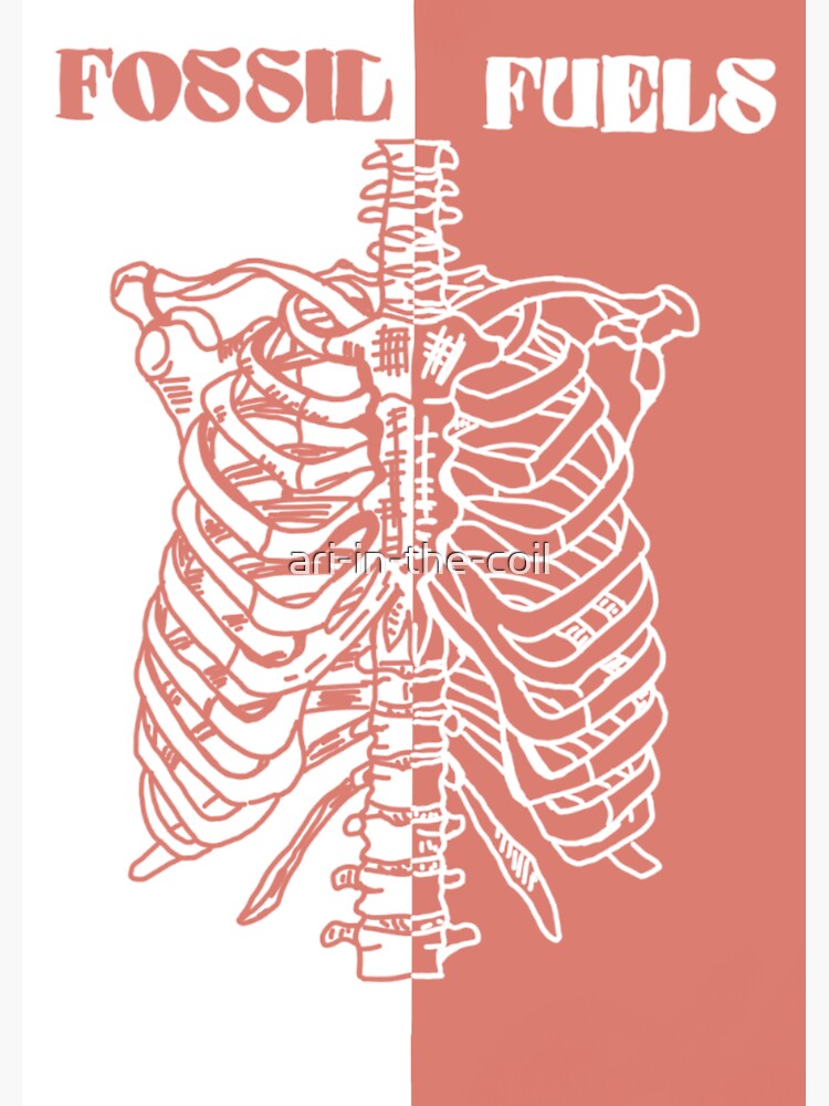 "fossil fuels" Sticker for Sale by ariinthecoil Redbubble