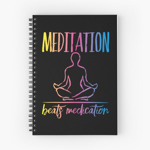 Item preview, Meditation Beats Medication Positive Message Zen Yoga designed and sold by dmimishinyo9r.