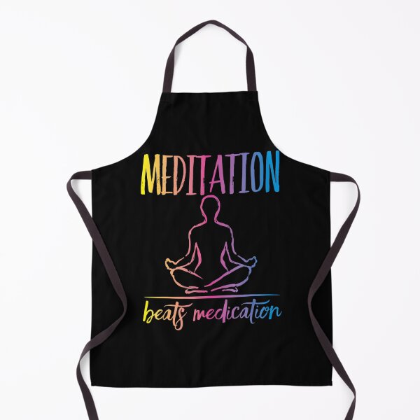 Item preview, Meditation Beats Medication Positive Message Zen Yoga designed and sold by dmimishinyo9r.