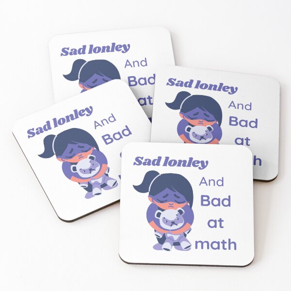 Item preview, Sad lonley and bad at math designed and sold by earth wings.