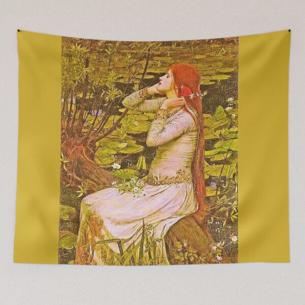 Item preview, Ophelia painting by John Waterford (Feminine and pretty for Shakespeare lovers) Digitally enhanced by WatermarkNZ Press designed and sold by CristalleLisa.