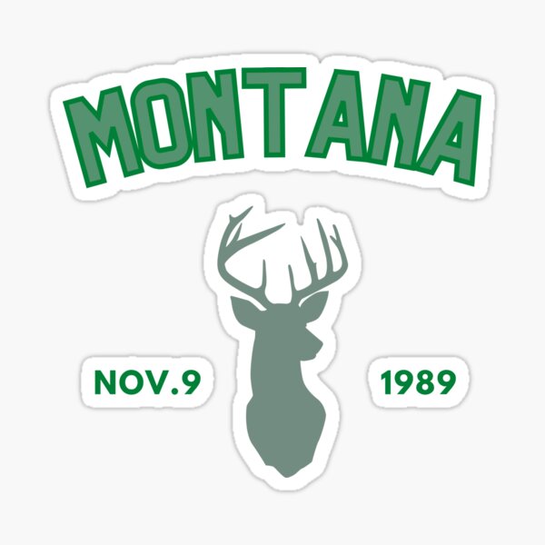 Montana 1989 Sticker