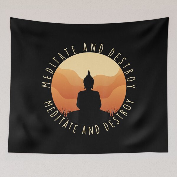 Item preview, Meditate And Destroy designed and sold by dmimishinyo9r.