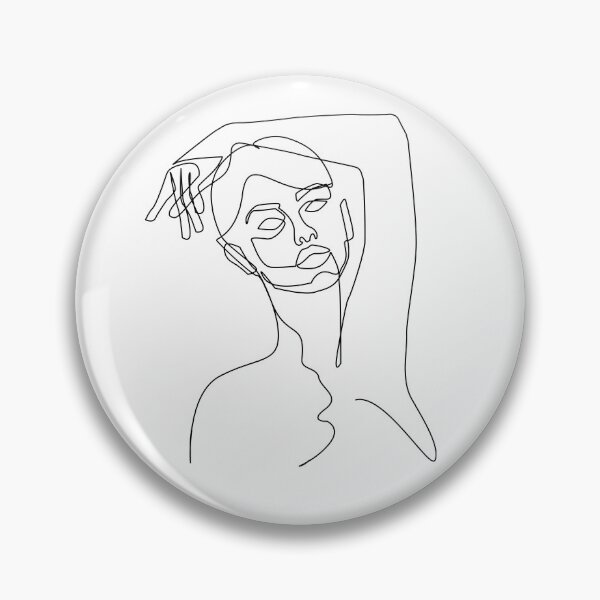 Item preview, Woman face one line drawing designed and sold by virillanissa.