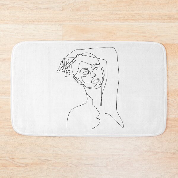 Item preview, Woman face one line drawing designed and sold by virillanissa.