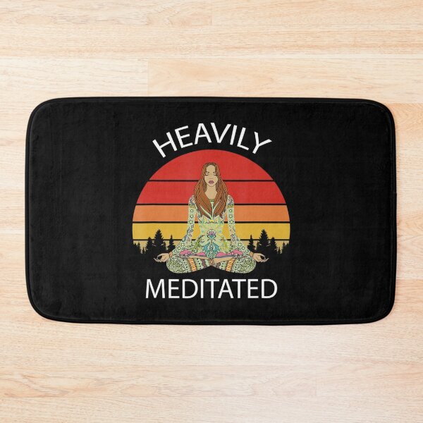 Item preview, Meditated Heavily Meditation Yoga Zen Vintage Retro designed and sold by dmimishinyo9r.