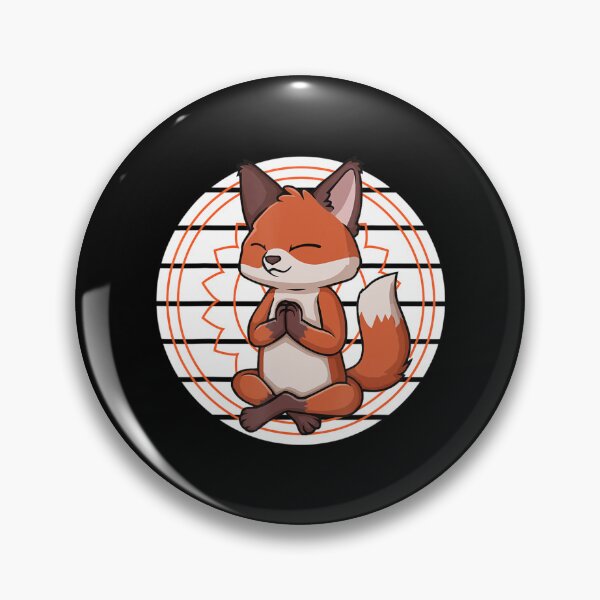 Item preview, Meditating Animal Fox Meditation designed and sold by dmimishinyo9r.