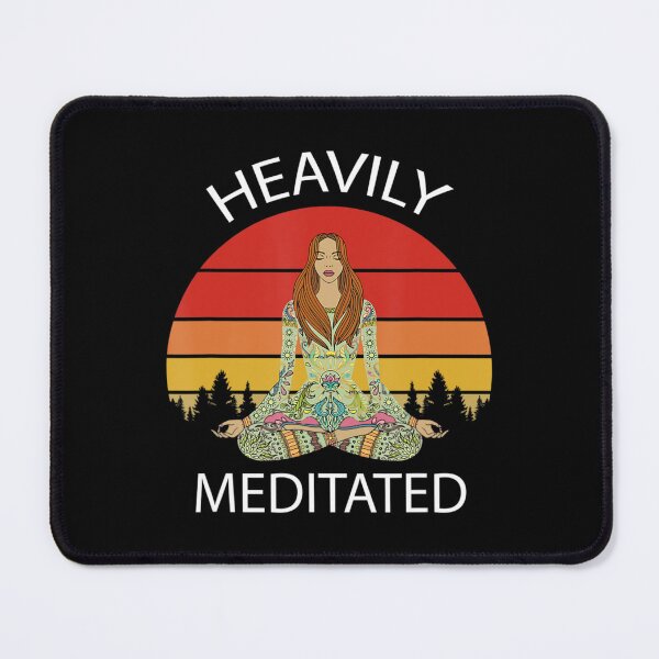 Item preview, Meditated Heavily Meditation Yoga Zen Vintage Retro designed and sold by dmimishinyo9r.