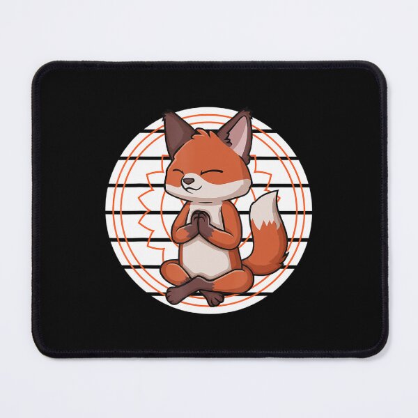 Item preview, Meditating Animal Fox Meditation designed and sold by dmimishinyo9r.
